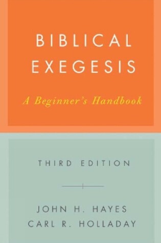 Cover of Biblical Exegesis, Third Edition