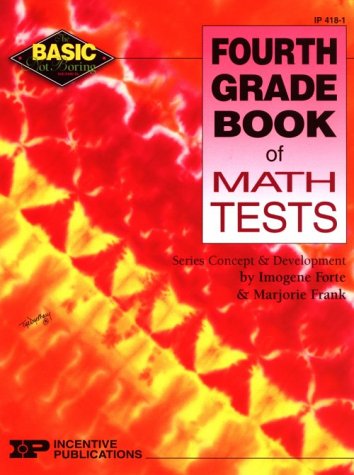 Cover of Fourth Grade Book of Math Tests