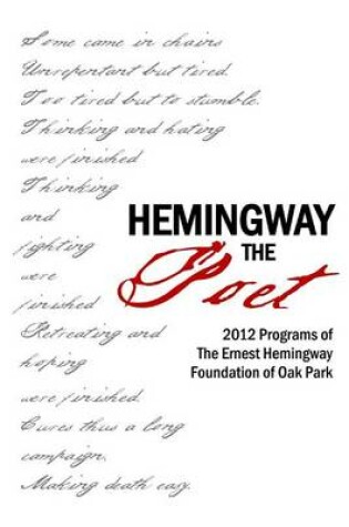 Cover of Hemingway the Poet