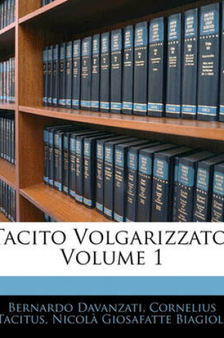 Cover of Tacito Volgarizzato, Volume 1