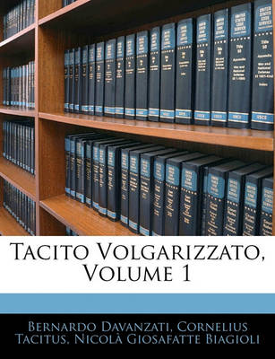 Book cover for Tacito Volgarizzato, Volume 1