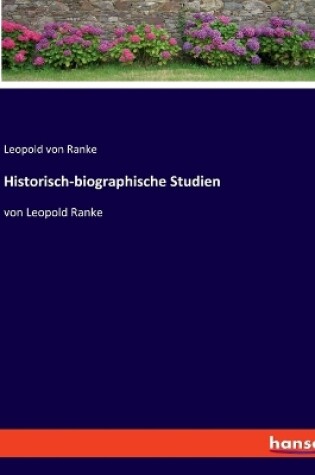 Cover of Historisch-biographische Studien