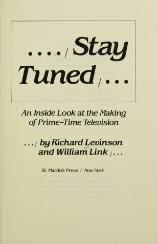Book cover for Stay Tuned
