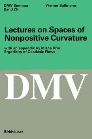 Cover of Lectures on Spaces of Nonpositive Curvature