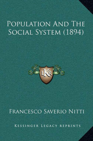 Cover of Population and the Social System (1894)