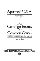 Book cover for Apartheid U.S.A./Our Common Enemy