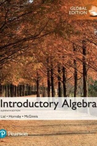 Cover of Introductory Algebra plus Pearson MyLab Mathematics with Pearson eText, Global Edition