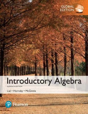 Book cover for Introductory Algebra plus Pearson MyLab Mathematics with Pearson eText, Global Edition