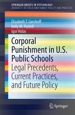 Book cover for Corporal Punishment in U.S. Public Schools