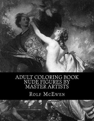 Book cover for Adult Coloring Book - Nude Figures by Master Artists