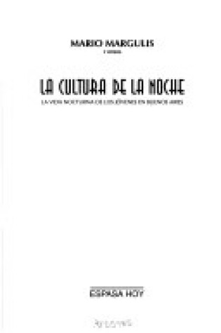 Cover of La Cultura de La Noche