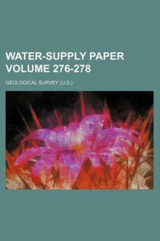 Cover of Water-Supply Paper Volume 276-278