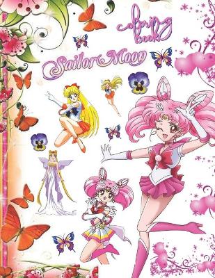 Book cover for Sailor Moon Coloring Book