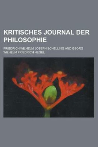 Cover of Kritisches Journal Der Philosophie