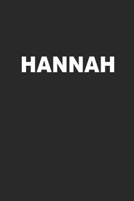 Book cover for Hannah