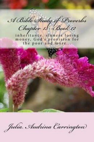 Cover of A Bible Study of Proverbs Chapter 13--Book 12