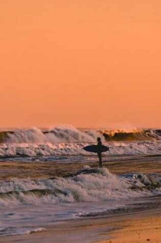 Cover of Surfer in the Waves at Sunset