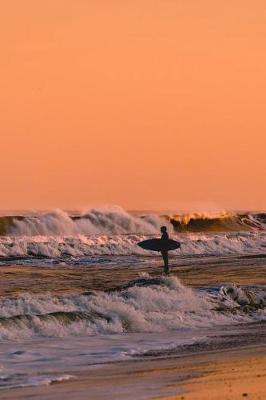 Book cover for Surfer in the Waves at Sunset