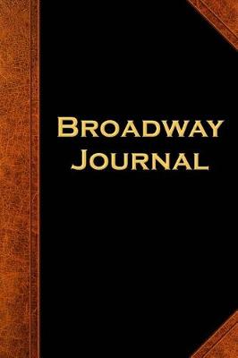 Cover of Broadway Journal Vintage Style