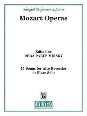 Cover of 15 Songs from the Operas of Mozart