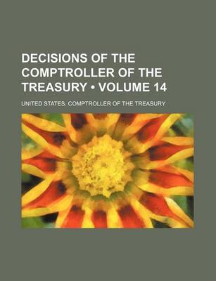 Book cover for Decisions of the Comptroller of the Treasury (Volume 14)