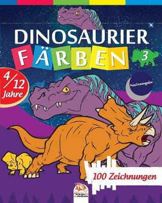 Cover of Dinosaurier färben 3 - Nachtausgabe