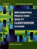 Cover of Implementing Production-quality Client/Server Systems