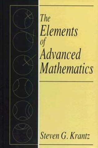 Cover of The Elements of Advanced Mathematics