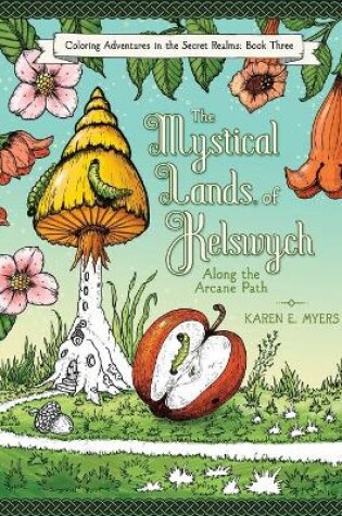 Cover of The Mystical Lands of Kelswych, Coloring Adventures in the Secret Realms, Book Three