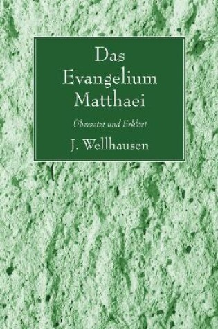 Cover of Das Evangelium Matthaei