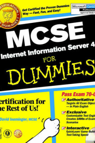 Cover of MCSE Internet Information Server 4 For Dummies