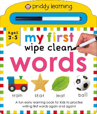 Book cover for My First Wipe Clean Words