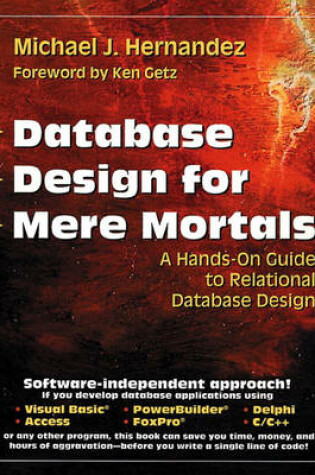 Cover of Database Design for Mere Mortals®