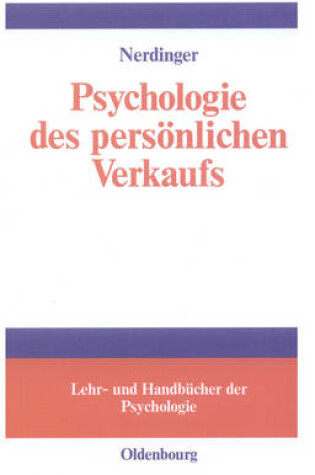 Cover of Psychologie Des Persönlichen Verkaufs