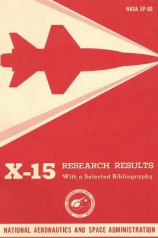 Cover of X-15 Research Results