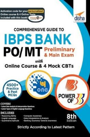 Cover of Comprehensive Guide to Ibps Bank Po/ Mt Preliminary & Main Exam with Online Course & 4 Online Cbts