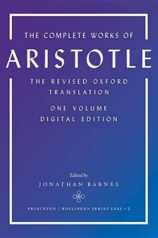 Cover of The Complete Works of Aristotle