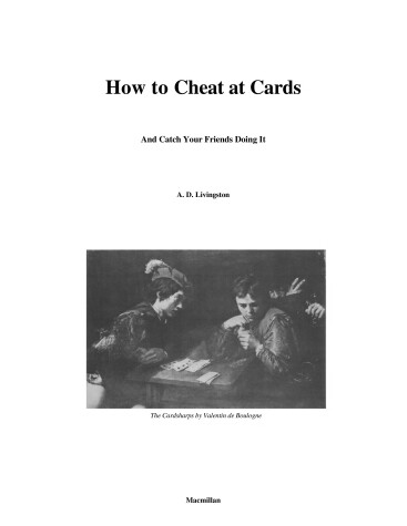 Book cover for How to Cheat at Cards and Catch Your Friends Doing it