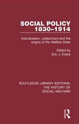 Book cover for Social Policy 1830-1914