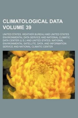 Cover of Climatological Data Volume 39