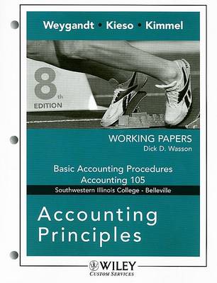 Book cover for Accounting Principles Working Papers: Southwestern Illinois College