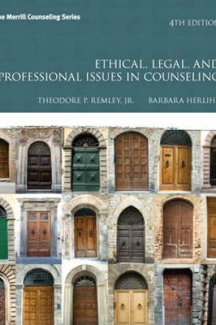 Cover of Ethical, Legal, and Professional Issues in Counseling, Video-Enhanced Pearson eText -- Access Card