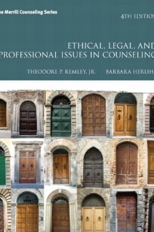 Cover of Ethical, Legal, and Professional Issues in Counseling, Video-Enhanced Pearson eText -- Access Card