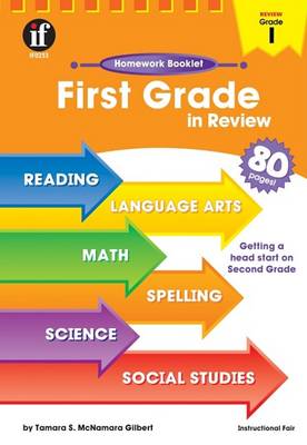 Cover of First Grade in Review Homework Booklet