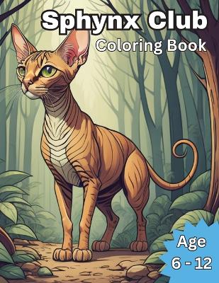 Book cover for Sphynx Club Coloring Booklet