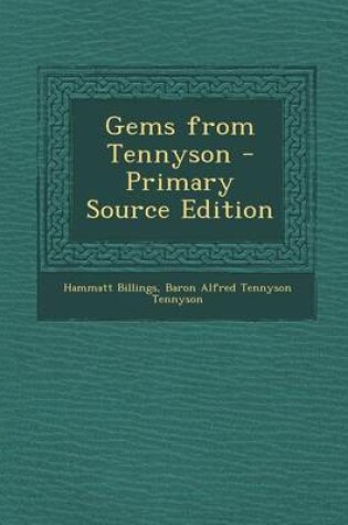 Cover of Gems from Tennyson