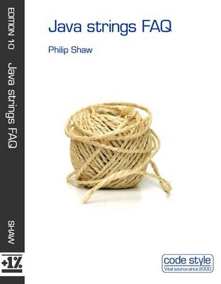 Book cover for Java Strings FAQ