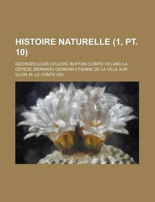 Book cover for Histoire Naturelle (1, PT. 10)