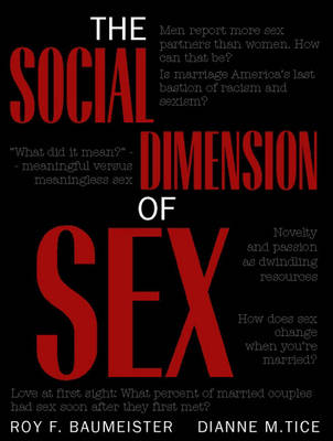 Book cover for The Social Dimension of Sex