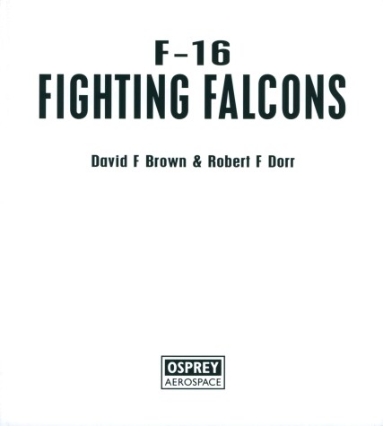 Book cover for F-16 Fighting Falcon